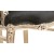 Πολυθρόνα Μπαρόκ με μαύρο αδιάβροχο και αλέκιαστο ύφασμα και φύλλο ασημιού μάτ ΜΚ-6488-armchair ΜΚ-6488 