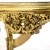 Τραπέζι Σαλονιού Λουί Κένζ με Μαύρο Μάρμαρο και φύλλο χρυσού Λουδοβίκου 16ου ΜΚ-3530-TABLE ΜΚ-3530 