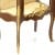Βιτρίνα Λουί Κένζ με κρύσταλλο πομπέ και σατέν ύφασμα στο εσωτερικό της, μπρούτζινες διακοσμήσεις και μπέζ μάρμαρο στην επιφάνεια ΜΚ-4147-showcase ΜΚ-4147 