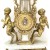 Επιτραπέζιο Μπαροκ Ρολόι απο χρυσό Μπρούτζο και λευκό μάρμαρο με χρυσά αγαλματίδια ΜΚ-13265-clock ΜΚ-13265 