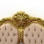 Κλασικό Κρεβάτι Μπαρόκ καπιτονέ με βελούδο μπέζ και φύλλο χρυσου ΜΚ-11103-bed ΜΚ-11103 