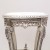 Πλαϊνό Τραπέζι Λουί Κένζ με φύλλο ασημιού,σκαλιστό και λευκό μάρμαρο Διονύσου ΜΚ-3532-table MK-3532 
