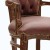 Πολυθρόνα Μπαρόκ με γνήσιο δέρμα μπορντό και μπρονζέ καπαράδες ΜΚ-6500-armchair ΜΚ-6500 