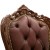 Καρέκλα Μπαρόκ με γνήσιο δέρμα μπορντό και μπρονζέ καπαράδες ΜΚ-5165-chair ΜΚ-5165 