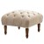 Σκαμπό-Υποπόδιο Λουί Σέζ κλασικό απο μασίφ ξύλο με μπέζ αδιάβροχο κ' αλέκιαστο ύφασμα ΜΚ-8609-stool ΜΚ-8609 