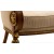 Καναπές τριθέσιος Λουί Σέζ Μασίφ Καρυδιά σκαλιστός στο χέρι με λούστρο και φύλλο χρυσού, το ύφασμα είναι μπέζ αδιάβροχο βελούδο MK-8619-sofa MK-8619 