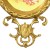 Kάδρο Λουδοβίκου 15ου από μπρούτζο και πορσελάνη με ζωγραφική ΜΚ-13279-plate ΜΚ-13279 