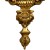 Εντυπωσιακό Γαλλικό ροκοκό στρογγυλό κάδρο από μπρούτζο και πορσελάνη με ζωγραφική ΜΚ-13281-PLATE ΜΚ-13281 