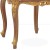Καρεκλά επισκέπτη Λουί Κένζ σκαλιστή απο φύλλο χρυσού με πατίνα καί ύφασμα βελούδο αδιάβροχο με σάπιο μήλο ΜΚ- 5171-CHAIR ΜΚ- 5171 