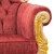 Εκπληκτικός Μπαρόκ Θρόνος Με Φύλλο Χρυσού και Μπορντό βελούδο καπιτονέ Υψηλής Ποιότητας ΜΚ-6530-THRONE ΜΚ-6530 