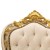 Πολυθρόνα Μπαρόκ με φύλλο χρυσού μαζί με λάκα πατίνα γκρί με λευκό και ύφασμα off-white υψηλής ποιότητας αλέκιαστο-αδιάβροχο ΜΚ-6539-armchair ΜΚ-6539 