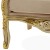 Μπερζέρα Μπαρόκ με φύλλο χρυσού και λάκα πατίνα baby wash με off white ενώ το ύφασμα είναι βελούδο σε baby pink χρώμα ΜΚ-6541-armchair ΜΚ-6541 