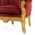 Μπερζέρα Μπαρόκ Με Φύλλο Χρυσού & Βελούδο σε χρώμα μπορντό ΜΚ-6546-armchair ΜΚ-6546 