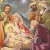 Μαξιλάρι διακοσμητικό Christmas Edition ''οι τρείς μάγοι με τα δώρα'', τετράγωνο απο στόφα Ισπανίας 45χ45 ΜΚ-031-pillow ΜΚ-031 
