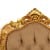 Πολυθρόνα Μπαρόκ απο μασίφ καρυδιά και φύλλο χρυσού με λάκα-πατίνα μπέζ και off white, το ύφασμα είνα σκούρο μπέζ χρώμα βελούδο αδιάβροχο υψηλής ποιότητας ΜΚ-6557-ΜΚ-6557 