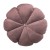 Μαξιλάρι διακοσμητικό σε μπρονζέ χρώμα σε σχήμα άνθους με κρυστάλλινο στράς στο κέντρο του 40 x 15 ΜΚ-043-pillow MK-043 