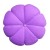 Μαξιλάρι διακοσμητικό σε λιλά χρώμα σε σχήμα άνθους με κρυστάλλινο στράς στο κέντρο του 40 x 15 ΜΚ-044-pillow ΜΚ-044 