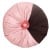 Μαξιλάρι διακοσμητικό στρογγυλό με φούντα δίχρωμο ρόζ-καφέ απο βελούδο υψηλής ποιότητας 42 x 20 ΜΚ-063-pillow ΜΚ-063 