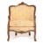 Πολυθρόνα Λουις Κενζ με Ανάγλυφο Ύφασμα -B-06-6072-French Armchair L-6072 