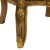 Εντυπωσιακή Μπερζέρα με φύλλο χρυσού Καπιτονέ απο αδιάβροχο-αλέκιαστο ύφασμα υψηλής ποιότητας μαύρο χρώμα, με κρυστάλλινα στρας ΜΚ-6582-wing armchair ΜΚ-6582 