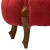 Σκαμπό υποπόδιο καπιτονέ Λουί Κένζ με λούστρο και βελούδο ύφασμα υψηλής ποιότητας σε χρώμα μπορντό ΜΚ-8648-stool ΜΚ-8648 