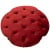 Σκαμπό υποπόδιο καπιτονέ Λουί Κένζ με λούστρο και βελούδο ύφασμα υψηλής ποιότητας σε χρώμα μπορντό ΜΚ-8648-stool ΜΚ-8648 
