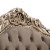 Μπερζέρα Μπαρόκ από Μασίφ Καρυδιά Χειροποίητη με Φύλλο Ασημιού & αλέκιαστο-αδιάβροχο ύφασμα σε γκρί χρωμα ΜΚ-6567-wing armchair ΜΚ-6567 