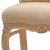 Καρέκλα Μπαρόκ σε κρέμ και μπέζ λάκα-πατίνα με φύλλο ασημιού κ'off-white ύφασμα αλέκιαστο αδιάβροχο υψηλής ποιότητας ΜΚ-5185-chair ΜΚ-5185 