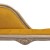 Ανάκλιντρο Λουί Κένζ με φύλλο ασημιού και κίτρινο αλέκιαστο-αδιάβροχο ύφασμα ΜΚ-8644-DAYBED ΜΚ-8644 