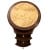 Κομοδίνο Λουί Σέζ απο μασίφ καρυδιά με λούστρο και μάρμαρο στην επιφάνεια σε μπέζ χρώμα ΜΚ-2179-bedside ΜΚ-2179 