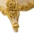Μπουφές Μπαρόκ χειροποίητος πλούσια διακοσμημένος με ξυλόγλυπτα τριαντάφυλλα σε φύλλο χρυσού και off-white πατίνα με λευκή λάκα ΜΚ-1227-buffet ΜΚ-1227 