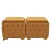 Σέτ με 4 σκαμπό καπιτονέ με φύλλο χρυσού μπρούτζο και ύφασμα αλέκιαστο-αδιάβροχο σε camel χρώμα ΜΚ-8655-DAYBED-STOOL ΜΚ-8653-1 