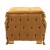 Σκαμπό Μπαρόκ καπιτονέ με αλέκιαστο αδιάβροχο ύφασμα camel χρώμα και μπρούτζο ΜΚ-8654-stool ΜΚ-8654 