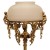 Επιτραπέζιο φωτιστικό με μπρούτζο και πορσελάνη σε μπέζ χρώμα στο καπέλο ΜΚ-13295-table lamp ΜΚ-13295 