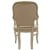 Καρεκλο-πολυθρόνα σε νέο Μπαρόκ στύλ με μπέζ ύφασμα αλέκιαστο-αδιάβροχο ΜΚ-6586-armchair ΜΚ-6586 