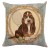 Μαξιλάρι διακοσμητικό με σκύλο τενίστα, τετράγωνο απο στόφα Ισπανίας 45χ45 ΜΚ-071-pillow ΜΚ-071 