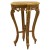 Τραπέζι Λουί Κένζ με φύλλο χρυσού και πατίνα με μάρμαρο μπέζ στην επιφάνεια ΜΚ-3542-TABLE ΜΚ-3542-1 