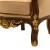 Μπερζέρα Μπαρόκ με φύλλο χρυσού και λούστρο με κρέμ ύφασμα αλέκιαστο-αδιάβροχο ΜΚ-6587-armchair ΜΚ-6587 