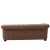 Κλασικός καναπές καπιτονέ τριθέσιος σε καφέ χρώμα με βελούδο αλέκιαστο ύφασμα ΜΚ-8665-Sofa ΜΚ-8665 