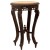 Τραπέζι Λουί Κένζ με λούστρο σε καφέ χρώμα και μάρμαρο μπέζ ΜΚ-3550-table ΜΚ-3550 