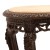 Τραπέζι Λουί Κένζ με λούστρο σε καφέ χρώμα και μάρμαρο μπέζ ΜΚ-3550-table ΜΚ-3550 