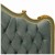 Κλασικό κρεβάτι Μπαρόκ καπιτονέ σε φυστικί χρώμα με βελούδο ύφασμα και φύλλο χρυσού ΜΚ-11108-bed ΜΚ-11108 