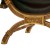 Εντυπωσιακό Μπαρόκ Ανάκλιντρο με φύλλο χρυσού και πράσινο ύφασμα βελούδο αλέκιαστο - αδιάβροχο υψηλής ποιότητας ΜΚ-8683-DAYBED ΜΚ-8683 