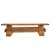 Μοναστηριακός πάγκος τραπεζαρίας σε χρώμα ξύλου καρυδί ανοιχτό απο μασίφ οξιά ΜΚ-100162-stool ΜΚ-100162 