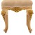 Καρέκλα Λουι Κένζ με λάκα και φύλλο χρυσού με γκριζόμπέζ ύφασμα αλέκιαστο αδιάβροχο ΜΚ-5189-chair ΜΚ-5189 