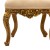 Καρέκλα Λουι Κένζ με φύλλο χρυσού και off-white ύφασμα αλέκιαστο αδιάβροχο ΜΚ-5192-chair ΜΚ-5192 