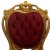 Καρέκλα τραπεζαρίας με φύλλο χρυσού και μπορντό ύφασμα αλέκιαστο αδιάβροχο ΜΚ-5191-chair ΜΚ-5191 