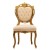 Καρέκλα τραπεζαρίας με φύλλο χρυσού και Off-white ύφασμα αλέκιαστο αδιάβροχο ΜΚ-5193-chair ΜΚ-5193 