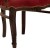 Καρεκλο-πολυθρόνα τραπεζαρίας με λούστρο και μπορντό ύφασμα αλέκιαστο-αδιάβροχο ΜΚ-6599-baroque armchair ΜΚ-6599 