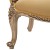 Πολυθρόνα Λουί Κένζ με φύλλο ασημιού και μπέζ ανάγλυφο ύφασμα με αρχαίοελληνικά σχέδια ΜΚ-6602-armchair ΜΚ-6602 